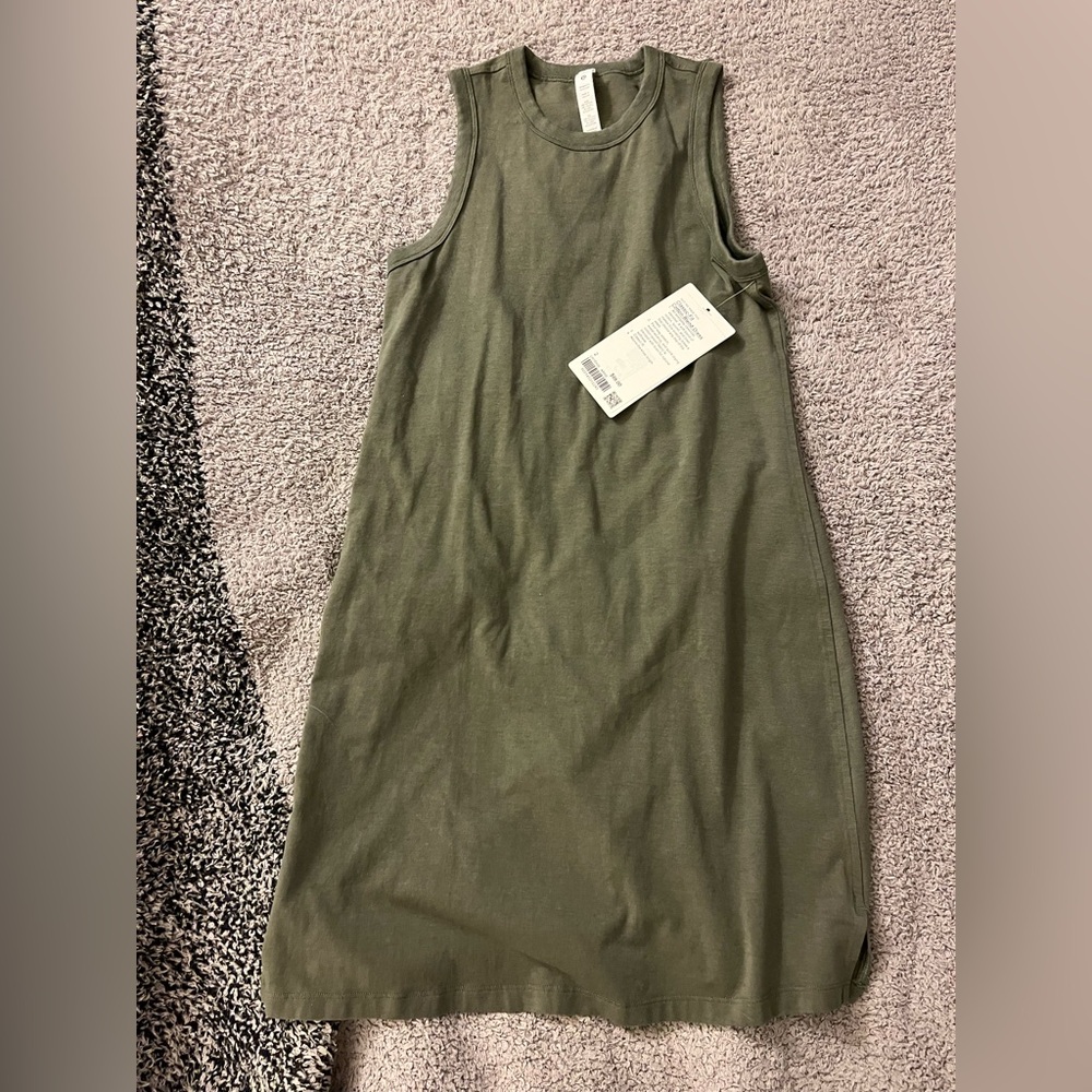 Lululemon Classic Fit Cotton Blend Tank Dress